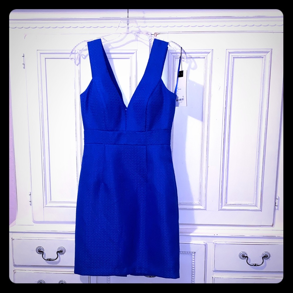 Mac Duggal, Royal Blue, Interview dress